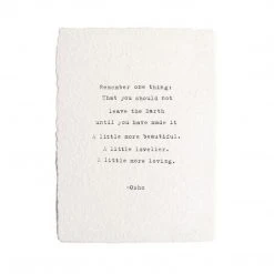 Sugarboo Co Sugarboo & Co: Handmade Paper Print - Osho