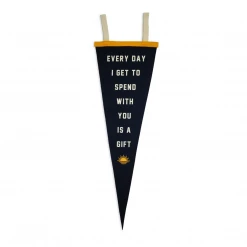 Oxford Pennant X Kelle Hampton: Everyday I Spend With You Is A Gift Pennant