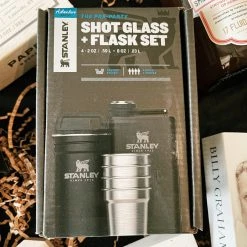 Gifts For Him Stanley: Shot Glass + Flask Set