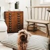Decor The Foggy Dog: Ticking Stripe Dog Bed